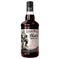 Напій алкогольний Captain Morgan Black Spiced на основі Карибського рому 40% 0,7л mini slide 1