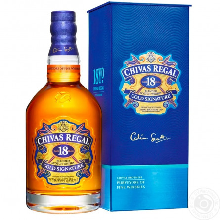 Виски Chivas Regal 18 лет 40% 0,7л  в подарочной упаковке slide 1