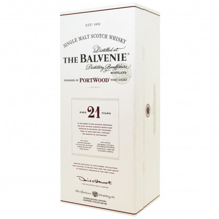 Виски Balvenie Portwood 21 год 42% 0,7л slide 2