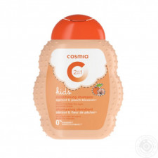 Шампунь Cosmia с персиком и абрикосом детский 2в1 250мл mini slide 1