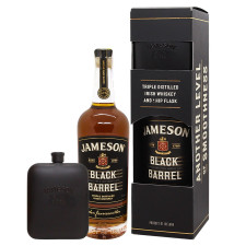 Виски Jameson Black Barrel 40% 0,7л + фляга mini slide 1