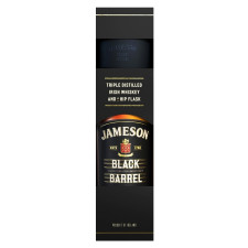 Віскі Jameson Black Barrel 40% 0,7л + фляга mini slide 2