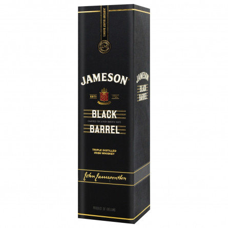 Віскі Jameson Black Barrel 40% 0,7л в подарунковiй упаковцi slide 3