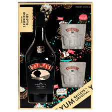 Лікер Baileys + 2 склянки 700мл mini slide 1