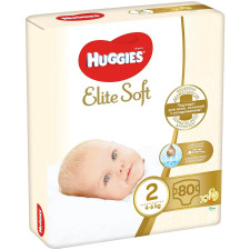 Підгузки Huggies Elite soft 4-6кг 80 шт mini slide 1