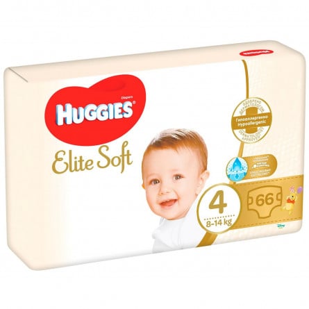 Підгузки Huggies Elite Soft 4 8-14кг 66шт slide 1