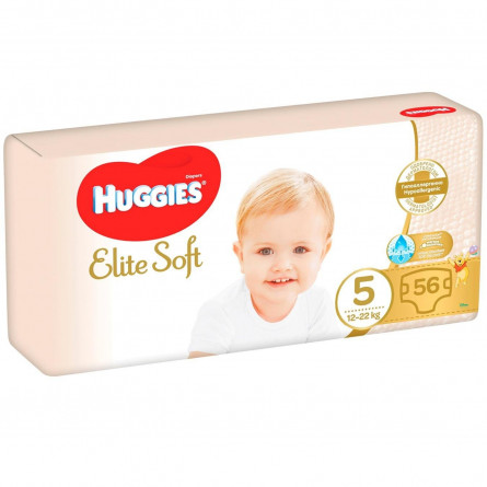 Підгузки Huggies Elite Soft 5 12-22кг 56шт slide 1