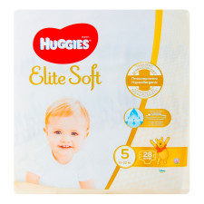 Подгузники Huggies Elite Soft 5 12-22кг 28шт mini slide 3