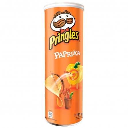 Чіпси Pringles картопляні зі смаком паприки 165г slide 1