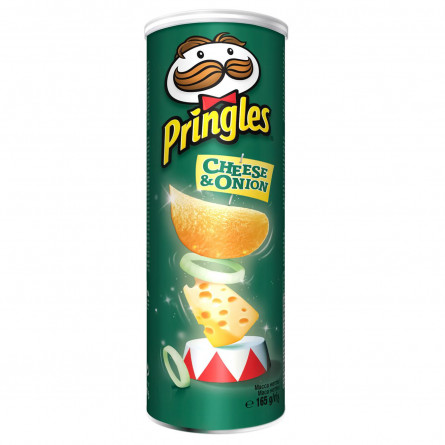 Чіпси Pringles Сир та цибуля 165г slide 2