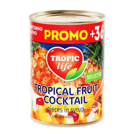 Коктейль Tropic Life тропічний в сиропі 0,425л slide 1