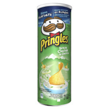 Чіпси Pringles картопляні зі смаком сметани та цибулі 165г mini slide 3