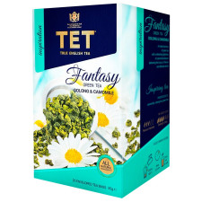 Чай ТЕТ Fantasy зеленый с ромашкой 20шт*1.75г mini slide 1