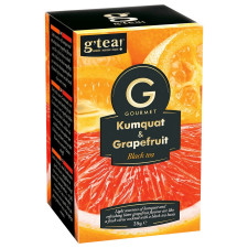 Чай чорний G'tea! Gourmet кумкват і грейпфрут 20шт 1.75г mini slide 2