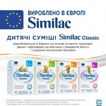 Суміш молочна Similac Classic 1 дитяча 300г slide 3
