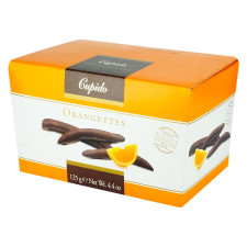Цукерки Cupido Orangettes в шоколаді 125г mini slide 1