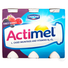 Продукт кисломолочний Danone Actimel лісові ягоди 1,5% 6х100г mini slide 1