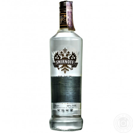 Горілка Smirnoff Black 700мл slide 1