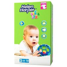Підгузники Helen Harper Soft&Dry 3 midi 4-9кг 56шт mini slide 1