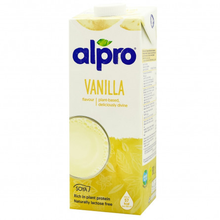 Напиток Alpro соевый со вкусом ванили 1л slide 1