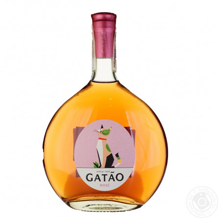 Вино Gatao Vinho Verde рожеве напівсухе 10.5% 0,75л slide 2