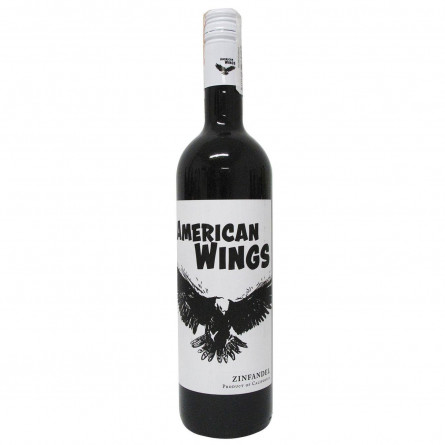 Вино American Wings Zinfandel красное полусухое 13,5% 0,75л slide 1