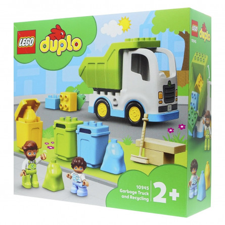 Конструктор Lego Duplo Мусоровоз и контейнеры для раздельного сбора мусора 10945 slide 1