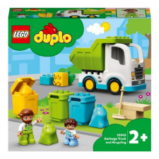 Конструктор Lego Duplo Мусоровоз и контейнеры для раздельного сбора мусора 10945 mini slide 2