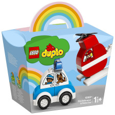 Конструктор Lego Duplo Пожарный вертолет и полицейская машина mini slide 2