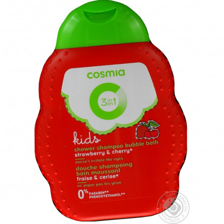 Шампунь Cosmia Kids 3в1 Вишня-Клубника 250мл slide 2