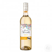 Вино Bone Nouvelle Muscat біле напівсололдке безалкогольне 0.5% 0,75л mini slide 2