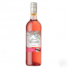 Вино Bone Nouvelle Syrah Rose рожеве напівсолодке безалкогольне 0.5% 0,75л mini slide 1