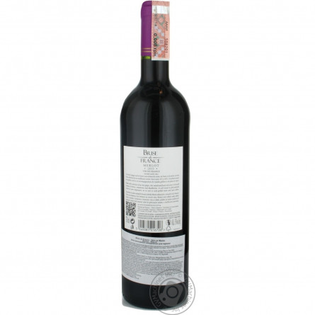 Вино Brise de France Merlot красное сухое 13% 0,75л slide 2
