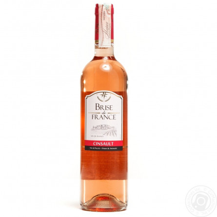 Вино Brise de France Cinsault рожеве сухе 12% 0,75л slide 1