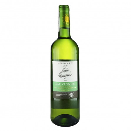 Вино La Croix du Pin Sauvignon Blanc Pays D'OC белое сухое 12% 0,75л slide 1