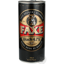 Пиво Faxe Black темне з/б 4,7% 1л mini slide 1