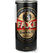 Пиво Faxe Black темне з/б 4,7% 1л mini slide 3