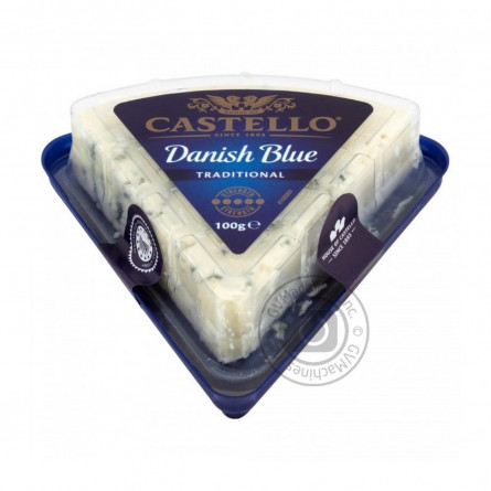 Сир Castello Danish Blue з блакитною пліснявою 50% 100г slide 1