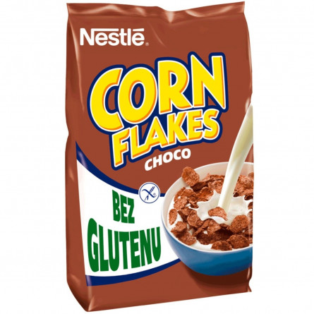 Готовий сухий сніданок NESTLÉ® Corn Flakes Choco з какао без глютену 450г slide 1