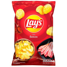 Чіпси картопляні Lay's зі смаком бекону 133г mini slide 1