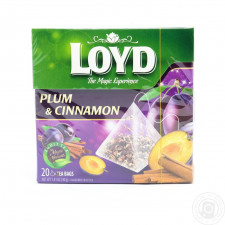 Чай фруктовий Loyd зі сливою та корицею 2г 20шт mini slide 1
