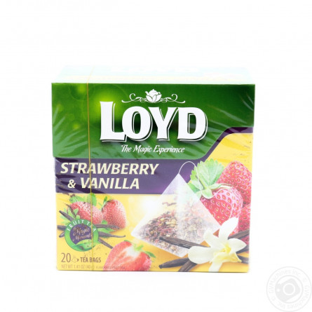 Чай фруктовий Loyd полуниця та ваніль 2г*20шт slide 3