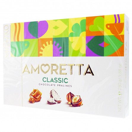 Конфеты шоколадные Mieszko Amoretta Classic 6 вкусов 280г slide 1