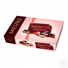 Асорті шоколадних цукерок Mieszko Amoretta з начинкою 285г mini slide 1