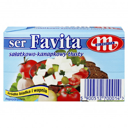 Сыр Mlekovita Favita мягкий соленый 45% 270г slide 3