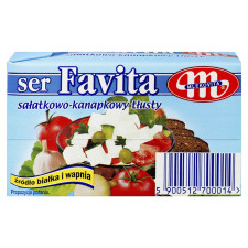 Сир Mlekovita Favita м'який солений 45% 270г mini slide 3