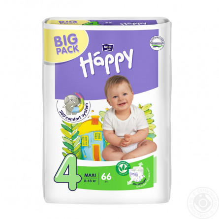 Подгузники Bella Baby Happy Maxi 4 8-18кг 66шт slide 2