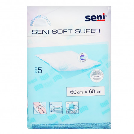 Пеленки одноразовые Seni Soft Super 60*60см 5шт slide 5