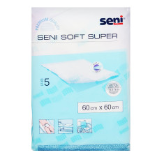 Пелюшки одноразові Seni Soft Super 60*60см 5шт mini slide 5