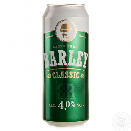 Пиво Barley Classic світле 4% 0,5л slide 1